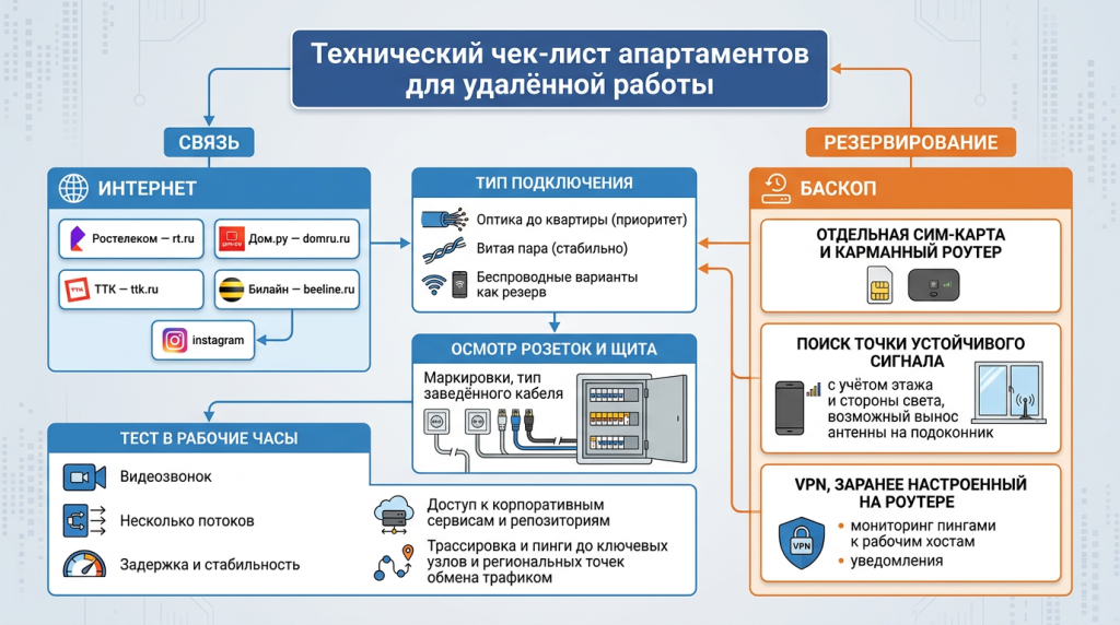 Технический чек-лист апартаментов
